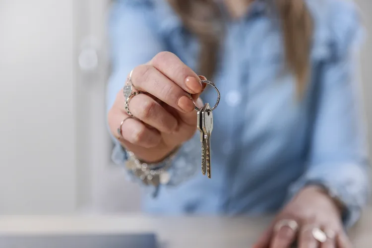 Sleuteloverdracht na de aankoop van een woning